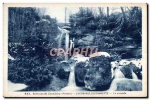 Old Postcard surroundings Chambery (Savoie) Jacob bellecombette waterfall