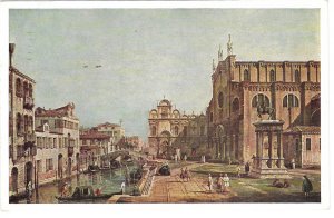 Italy Painting View of Venice Artist Canaletto National Gallery of Art Postcard