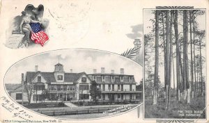 Southern Pines North Carolina Southern Pines Hotel Turpentine  Postcard AA25257