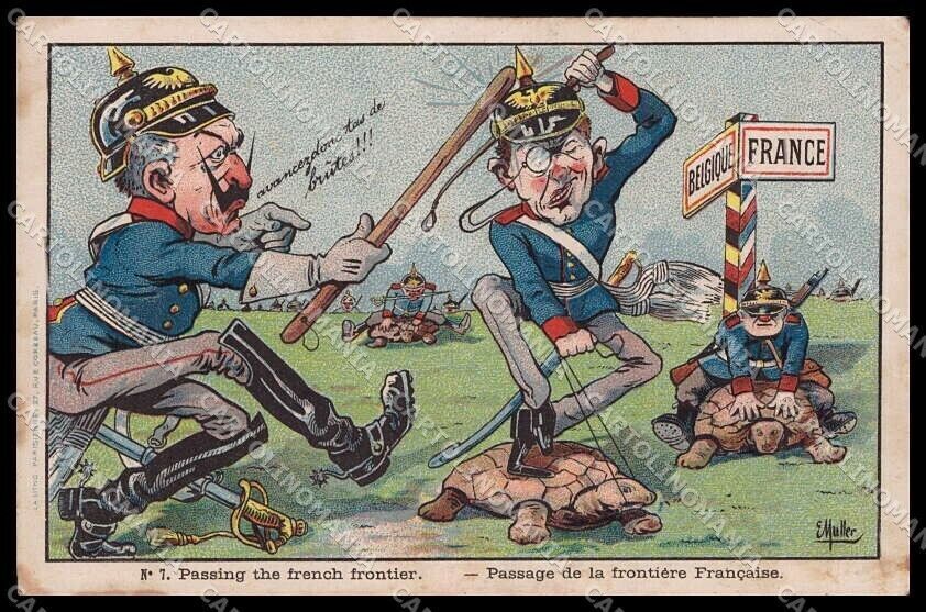 Guerre 1914-18 - GUERRE 1914-18 - Carte Anti-allemande "Quand Ti As Un Bon Z Ami Comme Cit Z Homme La Par Drack Oub 2317715603