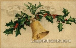 Artist Ellen Clapsaddle, Christmas postal used unknown small crease right top...