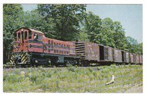 Morristown & Erie Railroad Train Morristown New Jersey postcard