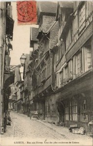 CPA LISIEUX - Rue aux Fevres - Une des plus anciennes de LISIEUX (140691)