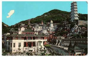 Hong Kong Tiger Balm Gardens & Surrounding View Posted 1964
