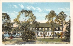 H25/ Sebring Florida Postcard c1910 Arrowhead Hotel Building