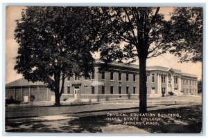 c1910's Physical Education Bldg State College Amherst Massachusetts MA Postcard