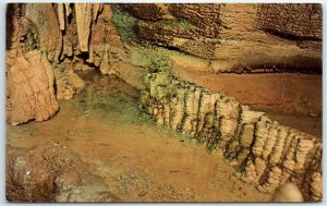 Postcard - Rimstone Room, Crystal Onyx Cave, Cave City, Kentucky, USA