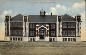 Medicine Hat Alberta AB Connaught School c1910 Vintage Postcard