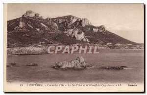 Old Postcard L'Esterel Corniche d'Or St Pilon and the Massif du Cap Roux