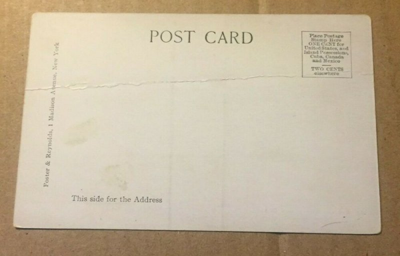 VINTAGE UNUSED PENNY POSTCARD CAPITOL WASHINGTON D.C. CREASED