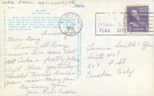 1952 Farm Agriculture Mt Nebo Nephi Utah Larsen postcard 9860