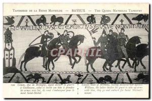 Tapissserie Queen Mathilde Bayeux Old Postcard Conan, Duke of Brittany