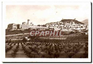 Modern Postcard Panorama Assisi