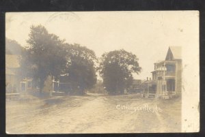 RPPC CUTTINGSVILLE VERMONT VT. DOWNTOWN STREET SCENE REAL PHOTO POSTCARD