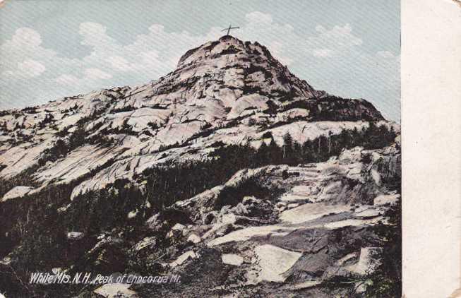 Peak of Chocorua Mountain - White Mountains, New Hampshire - pm 1907 - DB