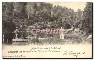 Old Postcard Tour tray Chiny the kitchen Pleasant meeting the Goflouet