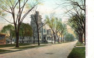 Vintage Postcard 1907 Collingwood Avenue Presbyterian Church Parish Toledo Ohio