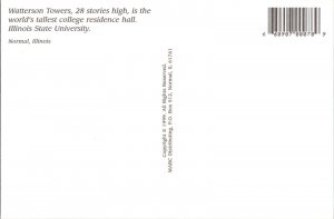 Continental Postcard- Watterson Towers, Illinois State University Normal, IL CE9