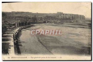 Old Postcard Mers Les Bains Vue Generale Prize De La Falaise