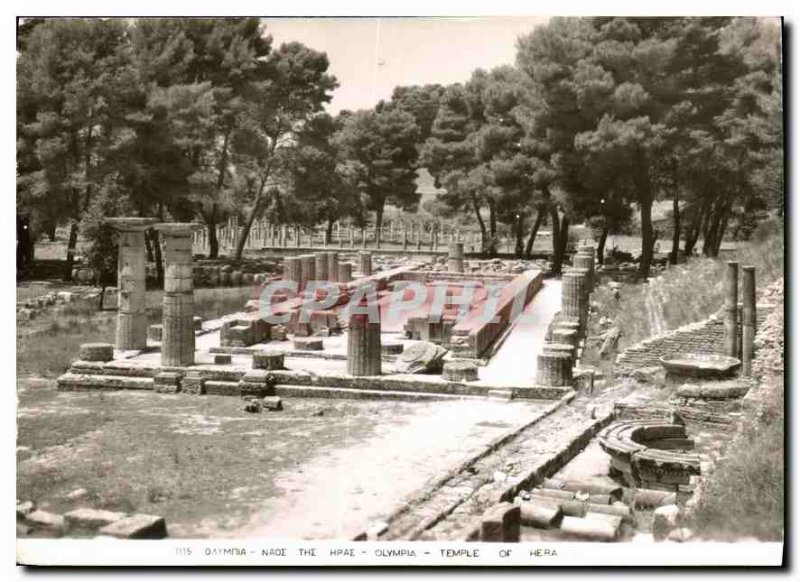 Postcard Modern Olympia Temple of Hera