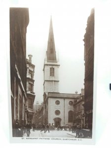 St Margaret Pattens Church Eastcheap London EC Vintage Postcard Ocean Building