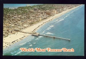 Daytona Beach, Florida/FL Postcard, Aerial View Of Boardwalk & Beach, 1979!