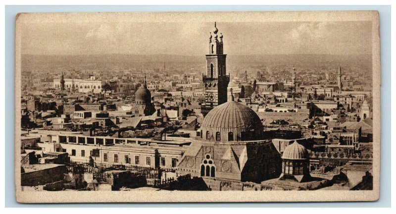 Early Egypt Panoramic View Postcard Buildings Architecture 