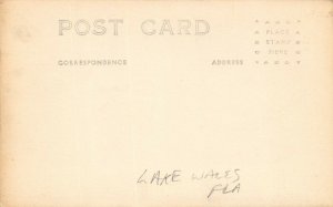 LP04   Lake Wales Florida Postcard  RPPC  Town View 