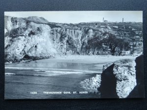 Cornwall ST. AGNES Trevaunance Cove - Old RP Postcard by Overland Views