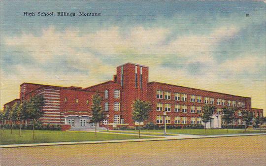 Montana Billings High School 1949