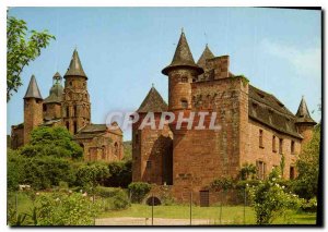 Postcard Modern Collonges Red Correze