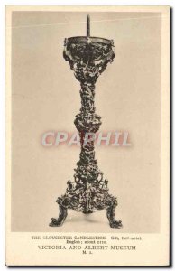 Postcard Old Victoria And Albert Museum The Gloucester Candlestick