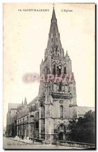 Postcard Old Saint Maixent L & # 39Eglise