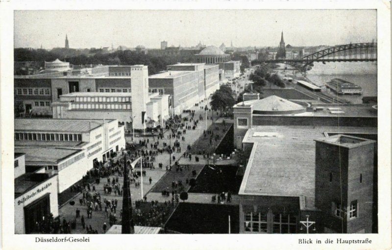 CPA AK Dusseldorf- blick in die Hauptstrasse GERMANY (1002551)