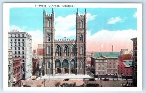 Eglise Notre Dame Place D'Armes MONTREAL CANADA Postcard