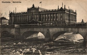 Sweden Stockholm Norrström Vintage Postcard 08.67