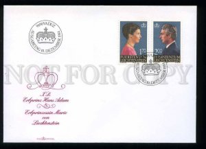 210371 Liechtenstein Prince Hans Adam & Princess Marie FDC