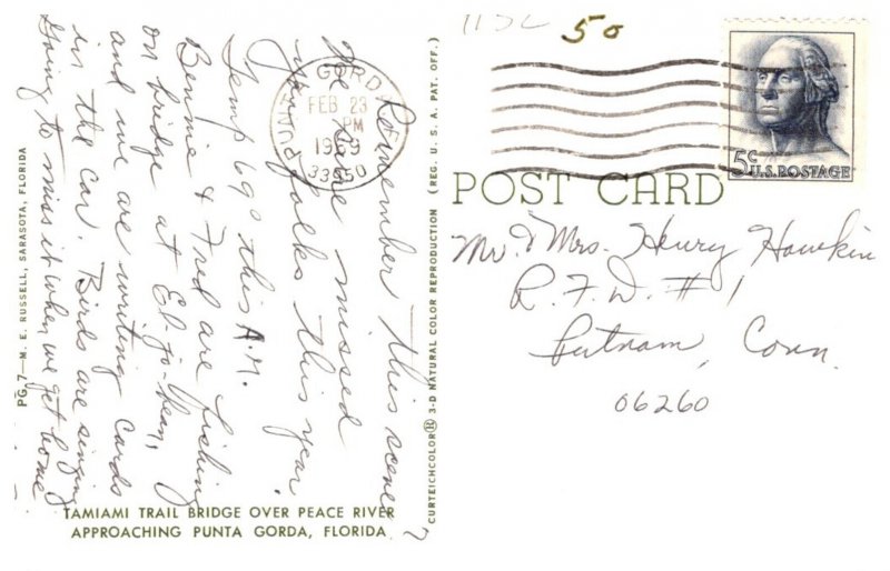 Floriida  Tamiami Trail Bridge over Peace River