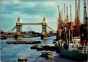 England London River Thames and Tower Bridge