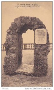Fragment D´Un Aqueduc Romain, Saint-Raphael (Var), France, 1900-1910s