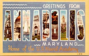 Greetings From Annapolis Maryland Home Of The U S Naval Academy