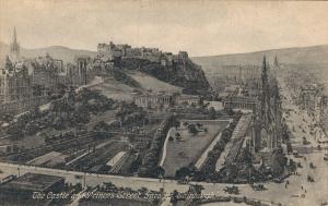 UK Scotland The Castle and Princes Street Edinburgh 01.95