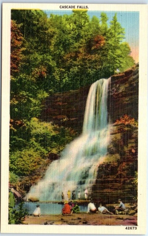 Postcard - Cascade Falls - Pembroke, Virginia