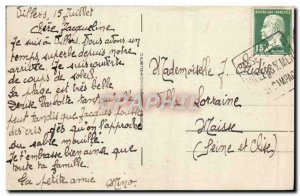 Old Postcard Villers sur Mer to Houlgate Beach