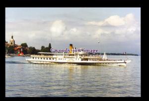 SIM0204 - Swiss Paddle Steamer - Rhone , built 1927 - postcard