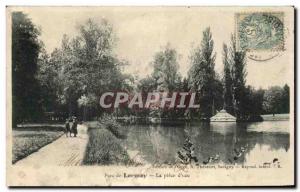 Old Postcard Lormoy Parc De La Piece D & # 39eau