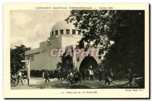 Postcard Old Paris Exposition Coloniale Internationale 1931 Palestine Pavilion