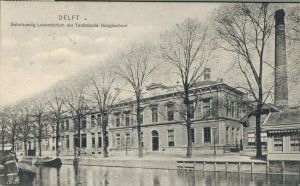 Netherlands Delft Scheikundig Laboratorium Technische Hogeschool Postcard 08.27