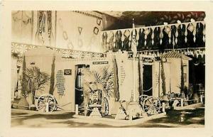 CA, San Bernardino, California, Orange Show, Fort Sutter Display,  RPPC