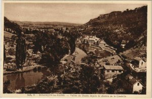 CPA Besancon vallee du Doubs depuis le chemin de la Citadelle FRANCE (1098632)